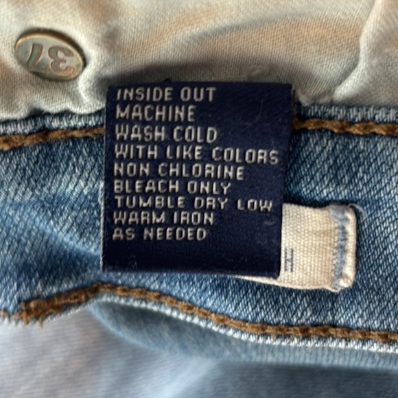 Madewell High Riser Skinny Distressed Light Wash Jeans Women’s Size 24 - Picture 8 of 12